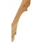 Ekena Millwork 4"W x 10"D x 22"H Olympic Rough Sawn Knee Brace, Western Red Cedar BRC04X10X22OLY00RWR - alternate 2
